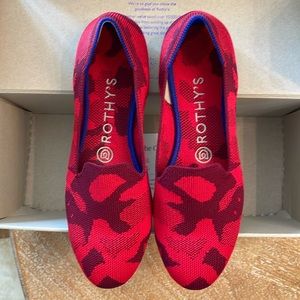 Rothy’s Red Camo Loafer